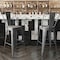 Flash Furniture Clear Coat Metal Bar Stool & Gray Poly Seat XU-DG-TP001B-30-PL1G-GG - alternate 2